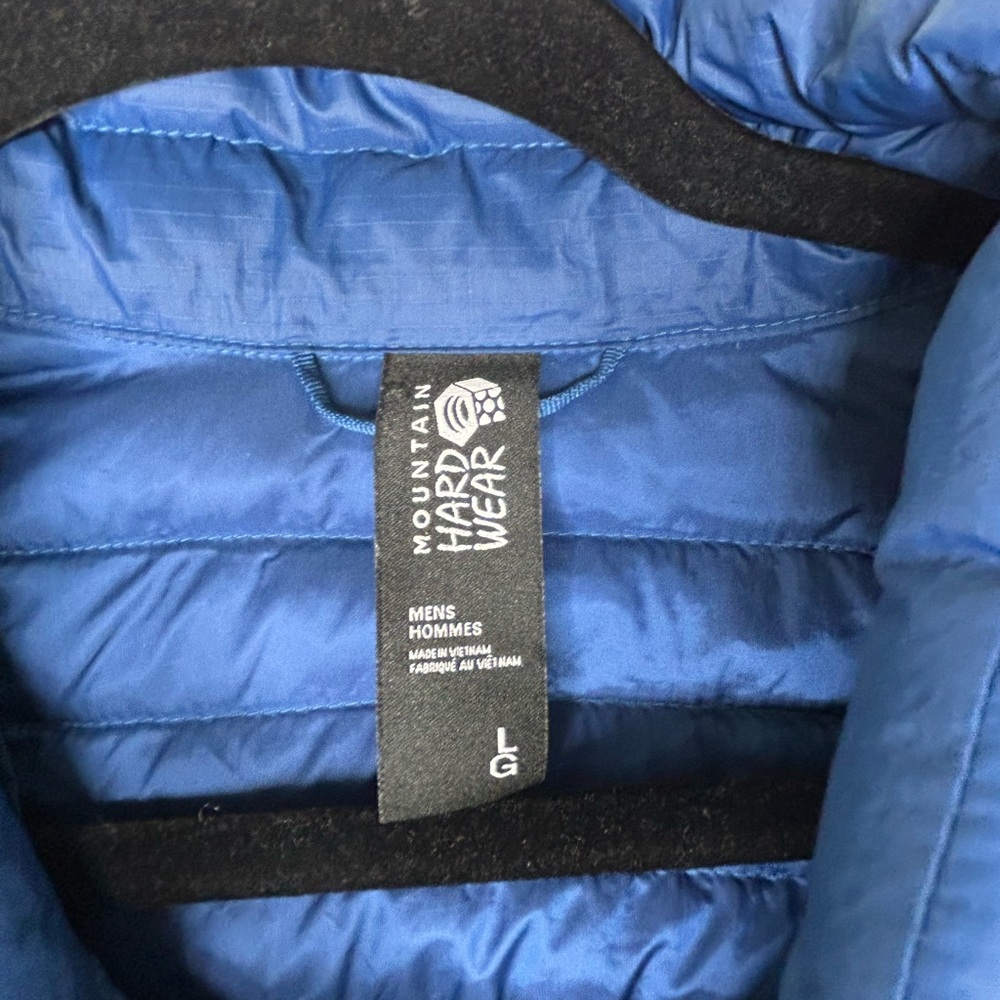 Mountain Hardwear Men's Mt Eyak/2 Down Blue Puffer Vest Size Large - Picture 3 of 9